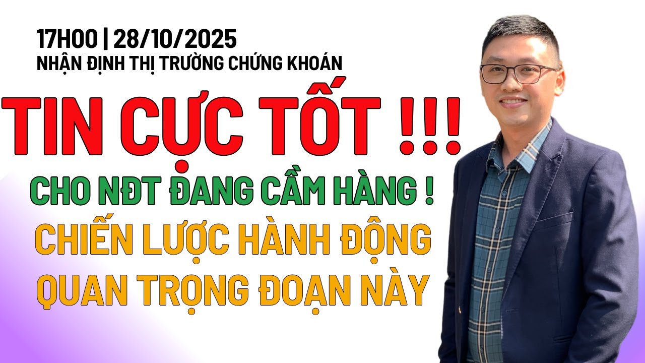 Chứng khoán hôm nay | Nhận định thị trường: VNINDEX TĂNG MẠNH, TOP CỔ PHIẾU SẮP NỔ