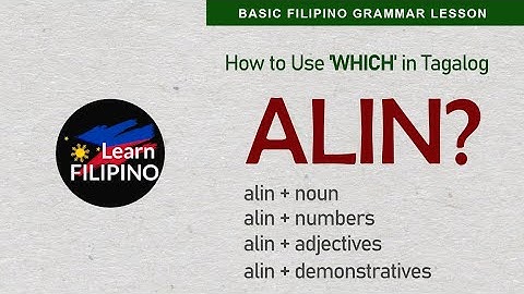ALIN - How to Use 