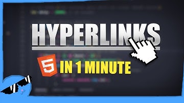 Learn Html Hyperlinks In 1 Minute!