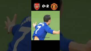 Arsenal Vs Manchester United - Ronaldo Scores A Spectacular Freekick Goal 