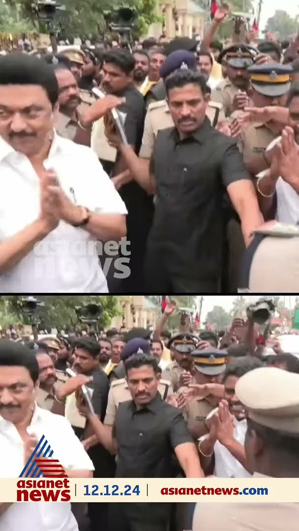തമിഴ്‌നാടിൻ വണക്കം...; റോഡരികിൽ നിന്നവരെ അഭിവാദ്യം ചെയ്ത് എംകെ സ്റ്റാലിൻ