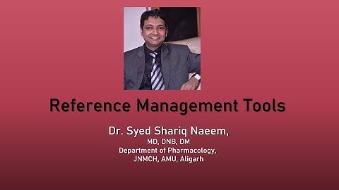 Reference Management Tools - Zotero