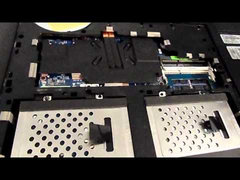 How to change hard drive and RAM Clean the fan on Asus G75VW Dis assembly