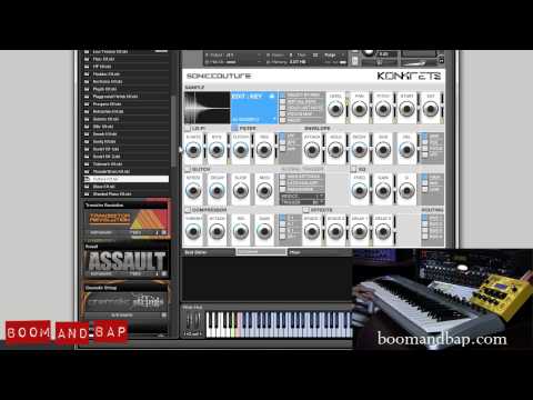 Boom and Bap: Soniccouture Konkrete 3 drum library for Kontakt