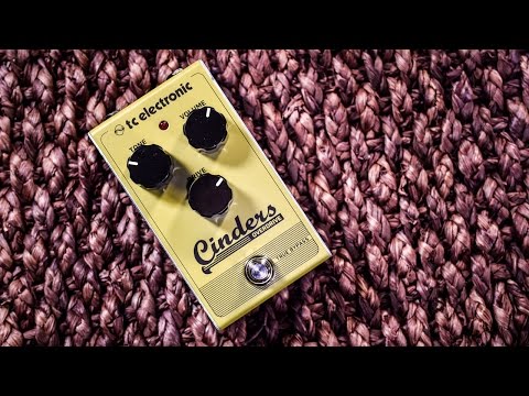 TC Electronic CINDERS (Overdrive) - in depth demo with different amps