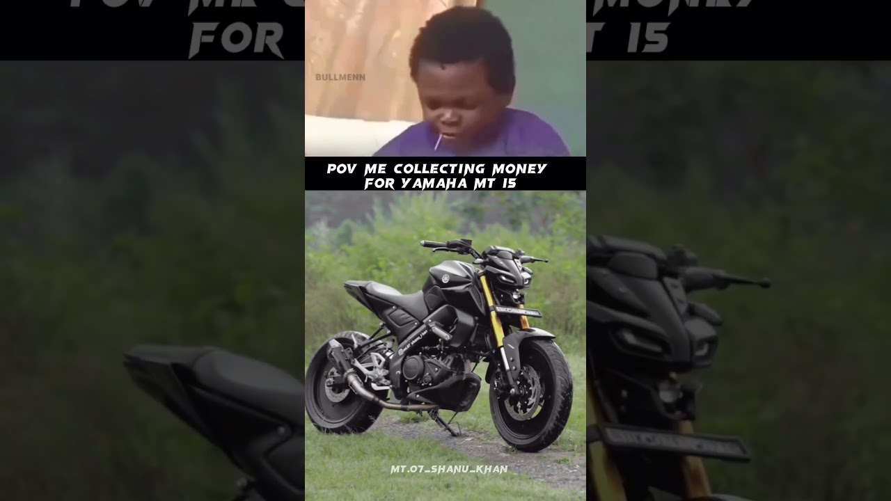 me save the money for buy MT15 😈🏍️🚫 