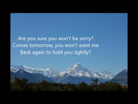 The Allisons - Are you sure (with lyrics）