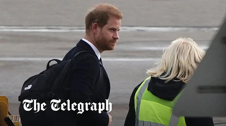 Prince Harry is first Royal to leave Balmoral afte...