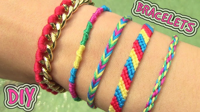 DIY 3 The SIMPLEST Single Strand Friendship Bracelets You Can Make 