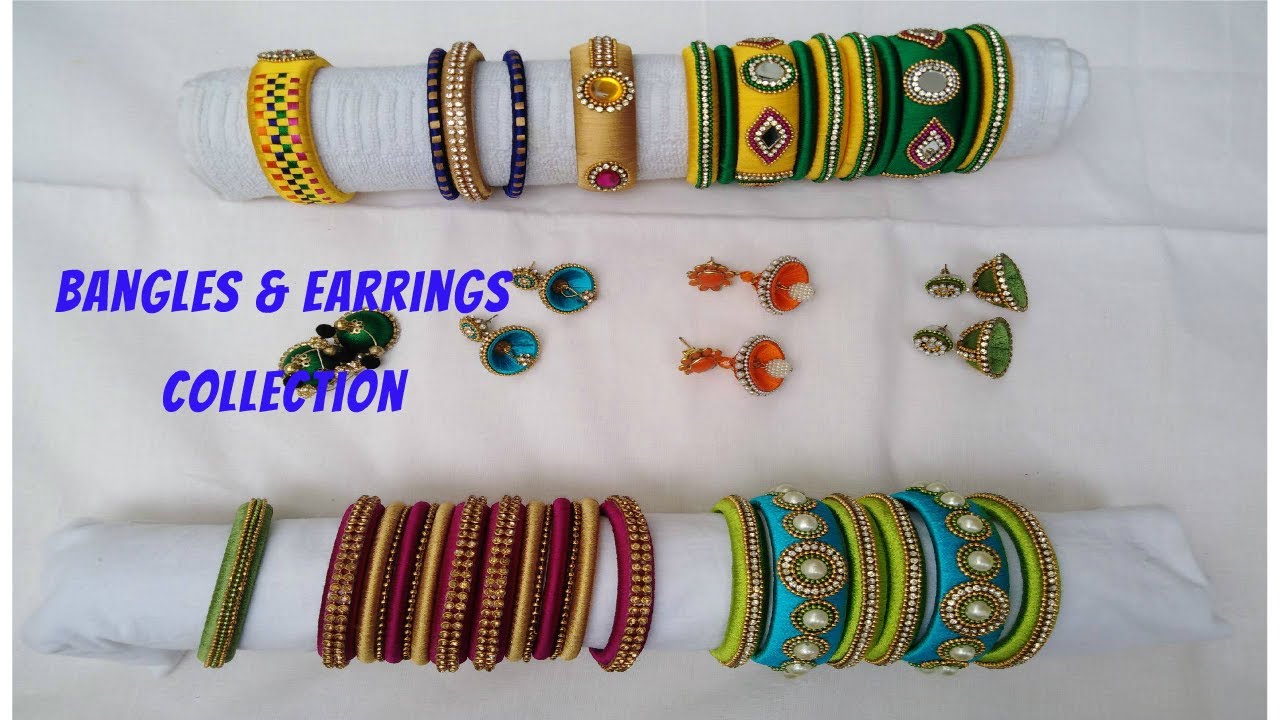 My Handmade silk thread jewellery collection