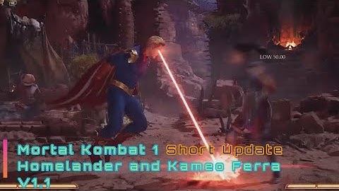 MK1 Homelander Updates Ferra/Janet Cage | Script Cronus Zen