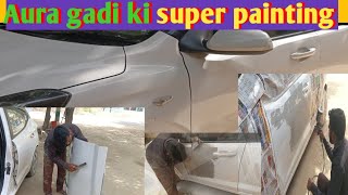 Aura gadi Ki dental painting super 👍#workshop#denting#painting#car
