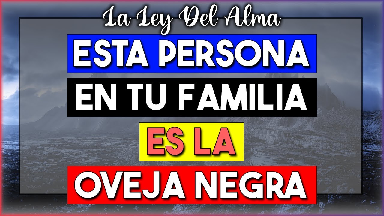 ¡Cuidado! ⚠️ Esta persona en tu familia es la oveja negra 🐑 y... Dios 🙏 ...
