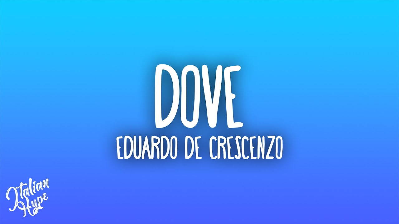 dove eduardo de crescenzo accordi