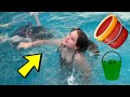 DESAFIO DO BALDE NA PISCINA - Marias