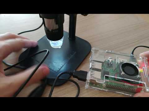 Raspberry Pi 3 USB microscope timelapse tutorial