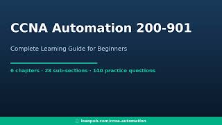 CCNA Automation 200-901 — Complete Study Guide | REST APIs, Python, Ansible & More