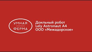 Роботы Lely Astronaut A4 и Lely Juno. ООО «Межадорское», республика Коми