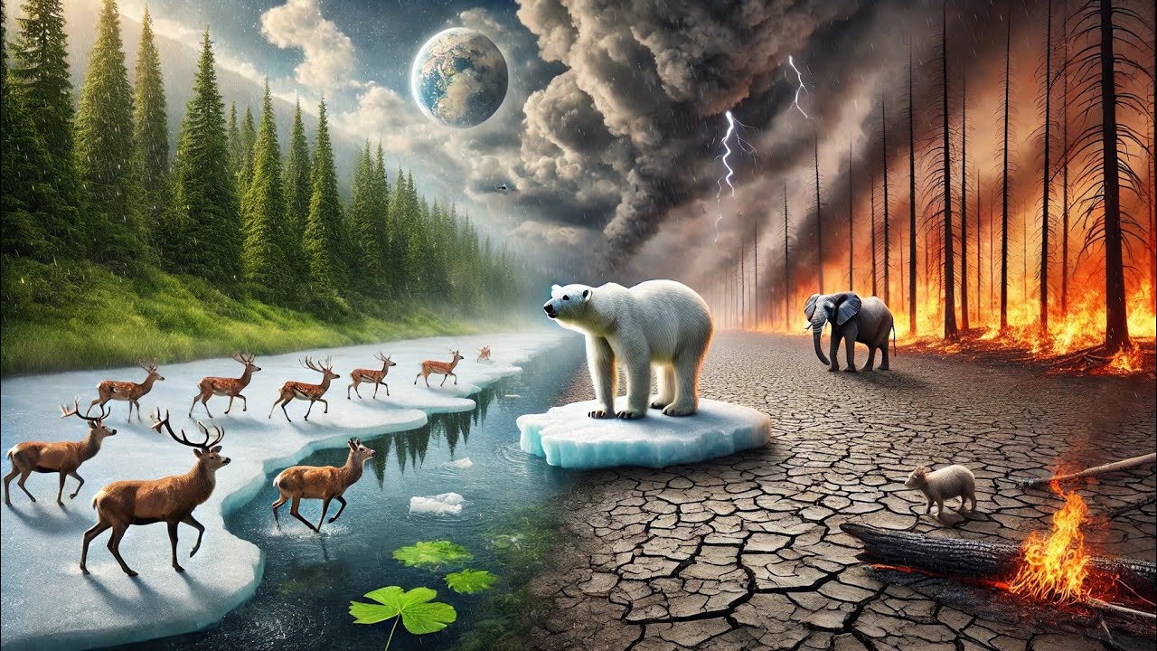 CLIMATE CHANGE AND IT'S EFFECT ON WILDLIFE @ save the earth