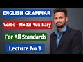 English grammar for all  verbs  modal auxillarry  lecture 3 by rahul sir  maharashtra board