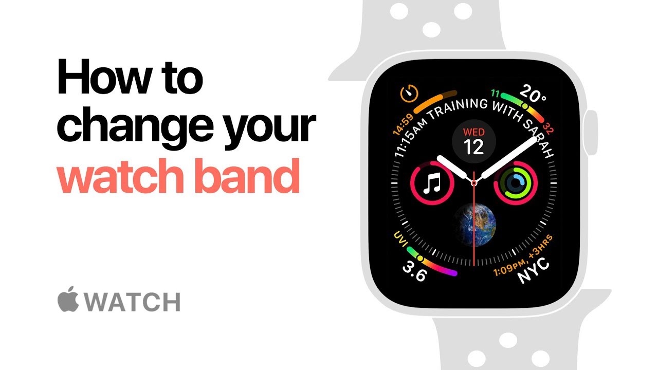 Apple Watch Series 4 – How to change your watch band – Apple - YouTube