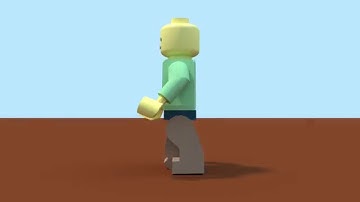 Blender Lego Walk Cycle animation Test