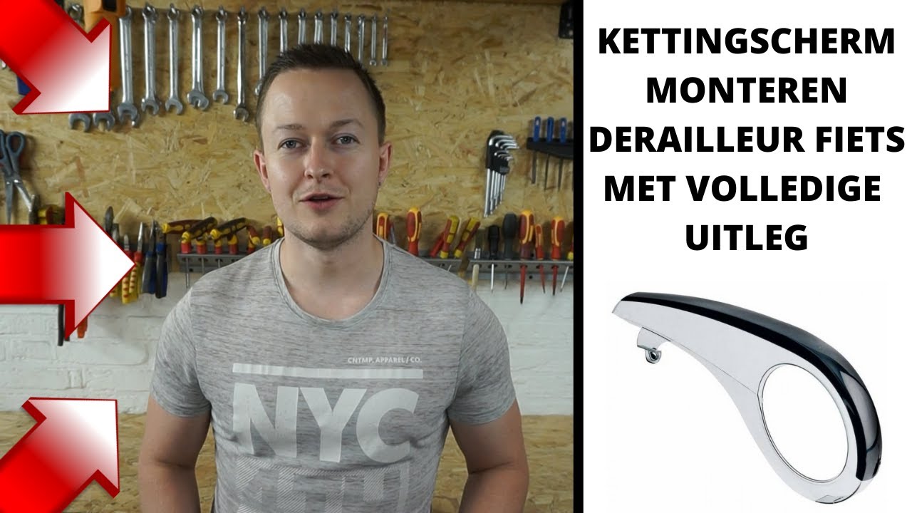 Leerling Afleiden Basistheorie Kettingscherm monteren derailleur fietsen met volledige uitleg - YouTube