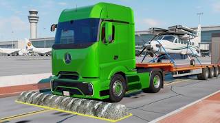 Truck vs Speedbumps compilation 001  | BeamNG Drive screenshot 1