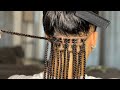 Detailed Knotless Box Braids Tutorial On FINE Hair | How To Grip The Root | #Knotlessboxbraids