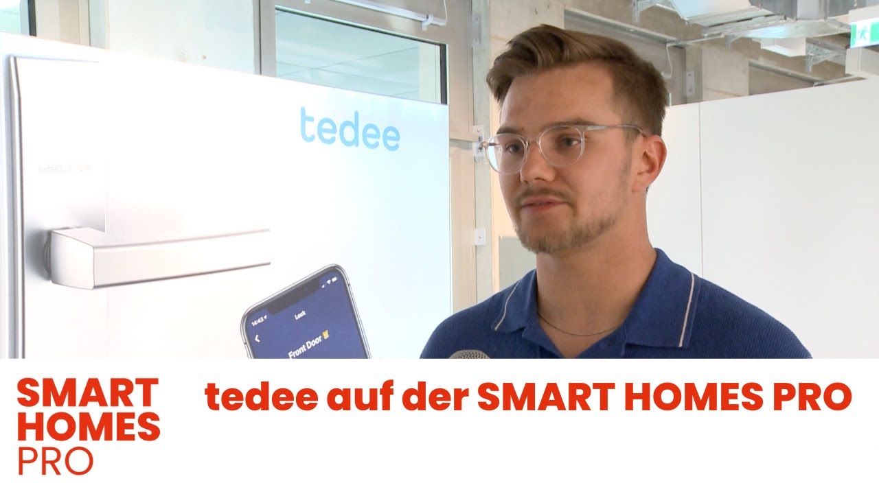 tedee auf der Smart Homes Pro in Düsseldorf - YouTube