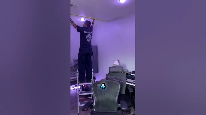 Recording Studio Install Setup with 20 of our 4” Standard Light Charcoal Bass Traps!