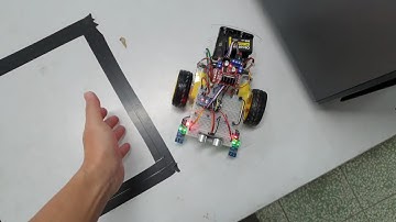 循跡+避障自走車