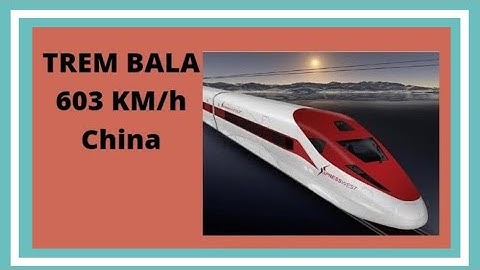 MAGLEV O TREM BALA MAIS RÁPIDO DO MUNDO É DA CHINA