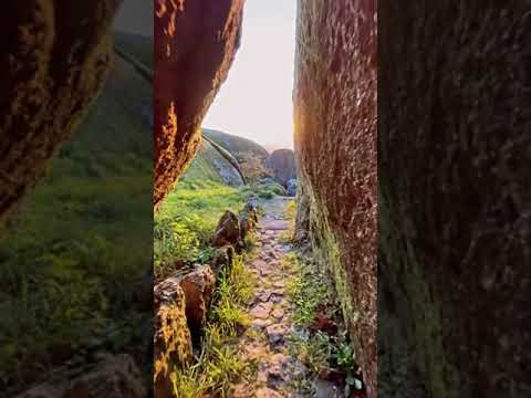 غروب الشمس من اعالي جبال البرتغال