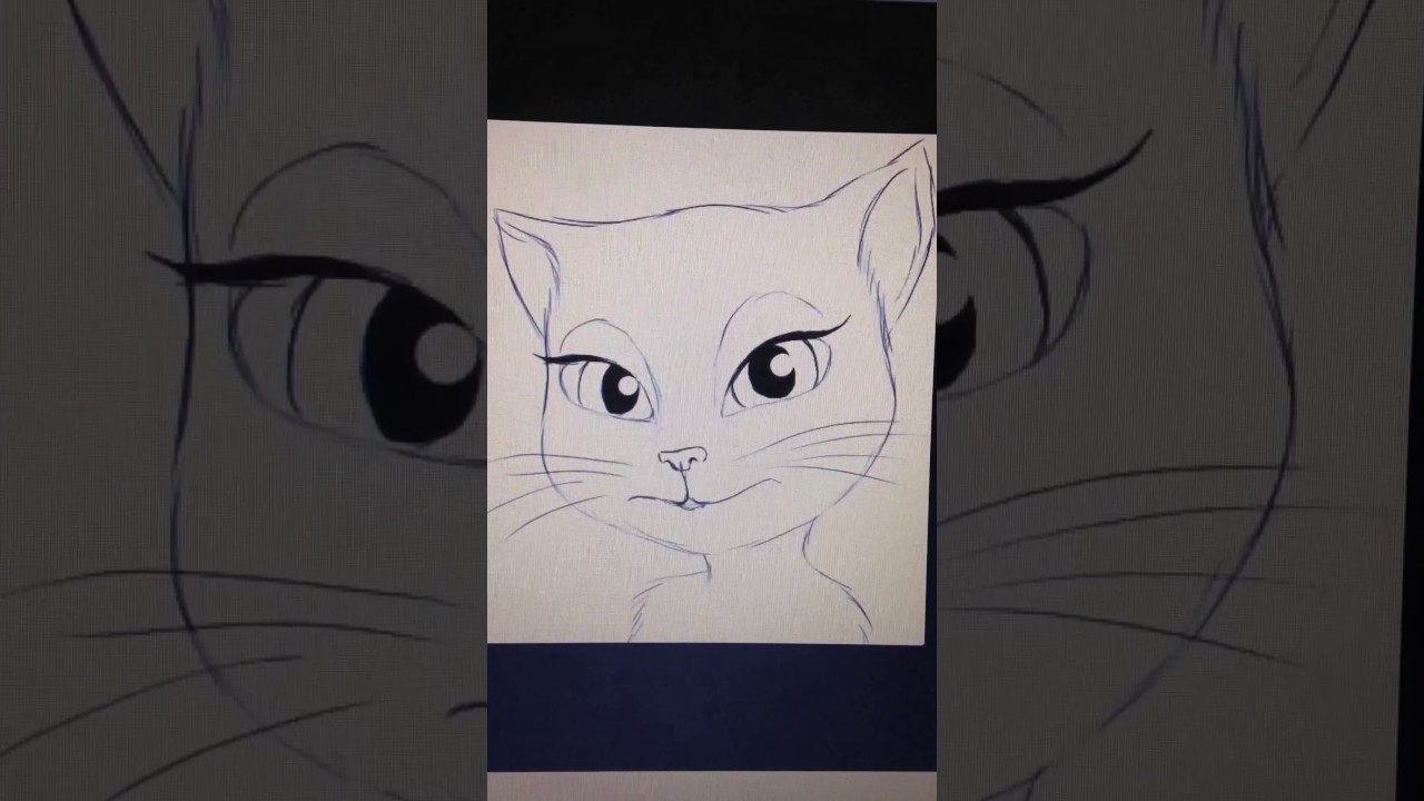 Видео как рисовать анжелу