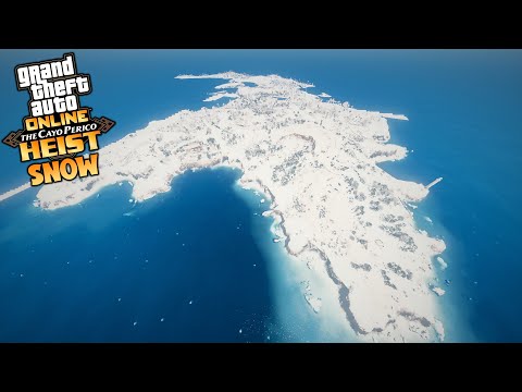 GTA 5 Online Cayo Perico Island in Snow