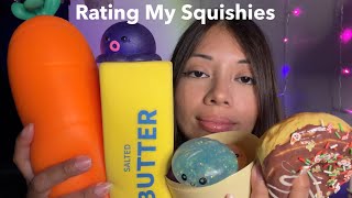 ASMR | Rating My Squishies + Squishy Tour 🌈