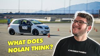 Nolan Sykes Drives the Track Yaris