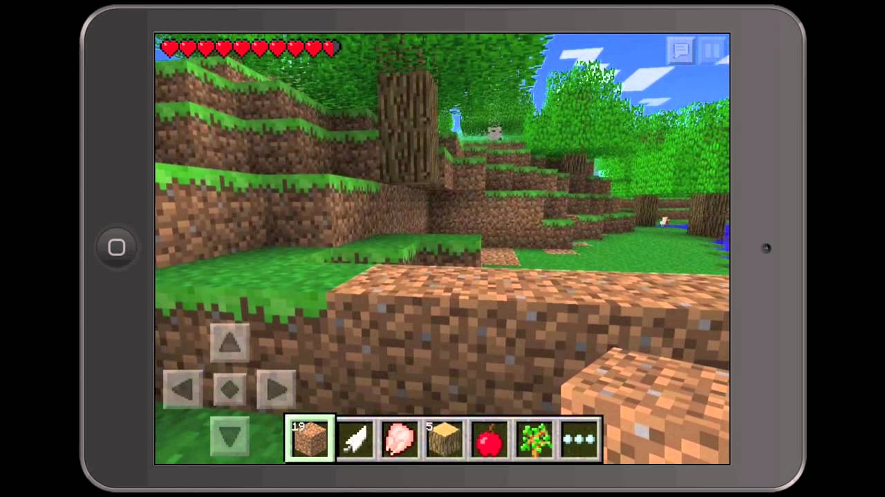 Minecraft | PE Pocket Edition | iPad Mini | Gameplay | TheAskarum - YouTube