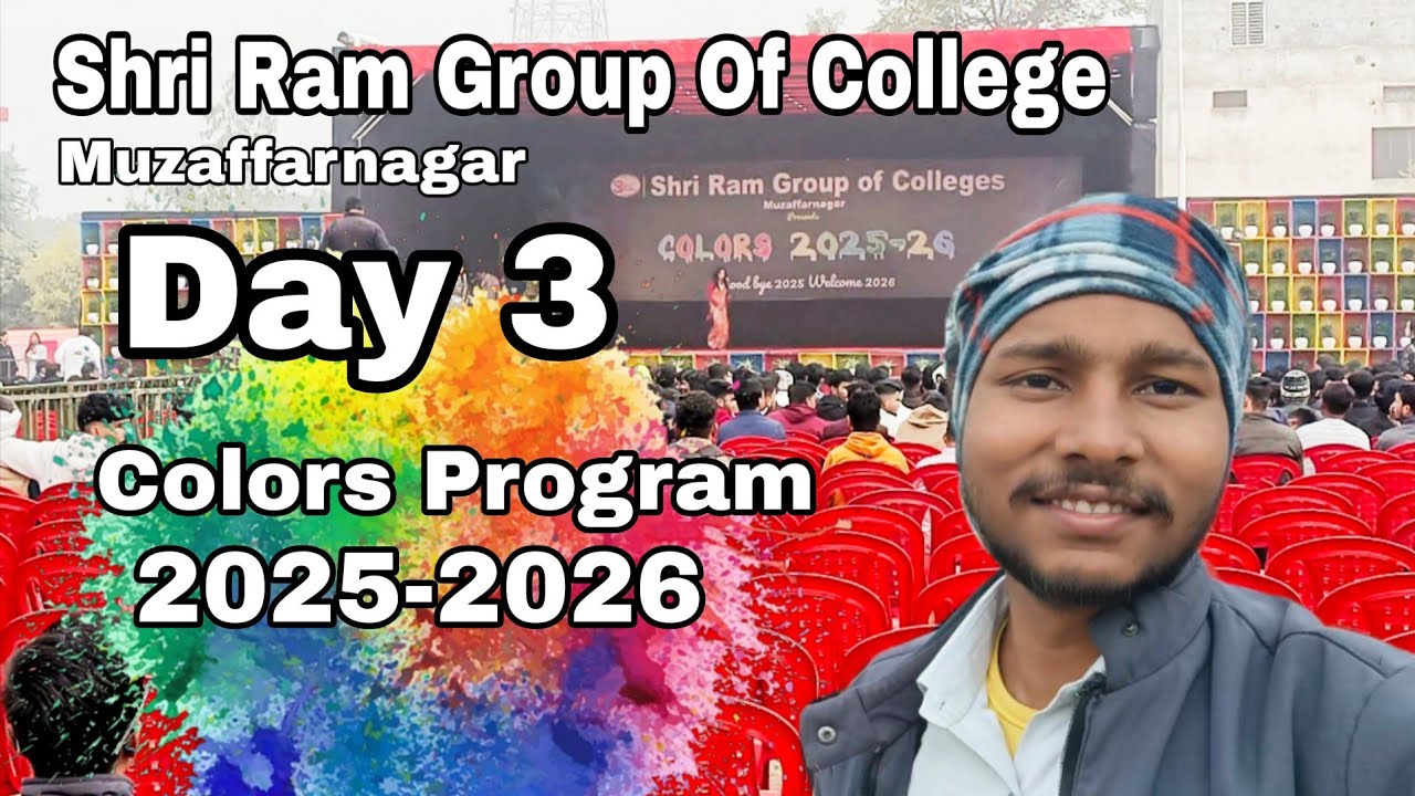 COLORS PROGRAM 2025-2026 🎨 SRGC COLORS MUZAFFARNAGAR || 