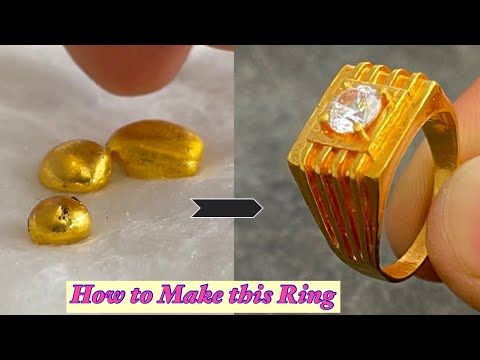 How Gold Ring is Made with Diamond