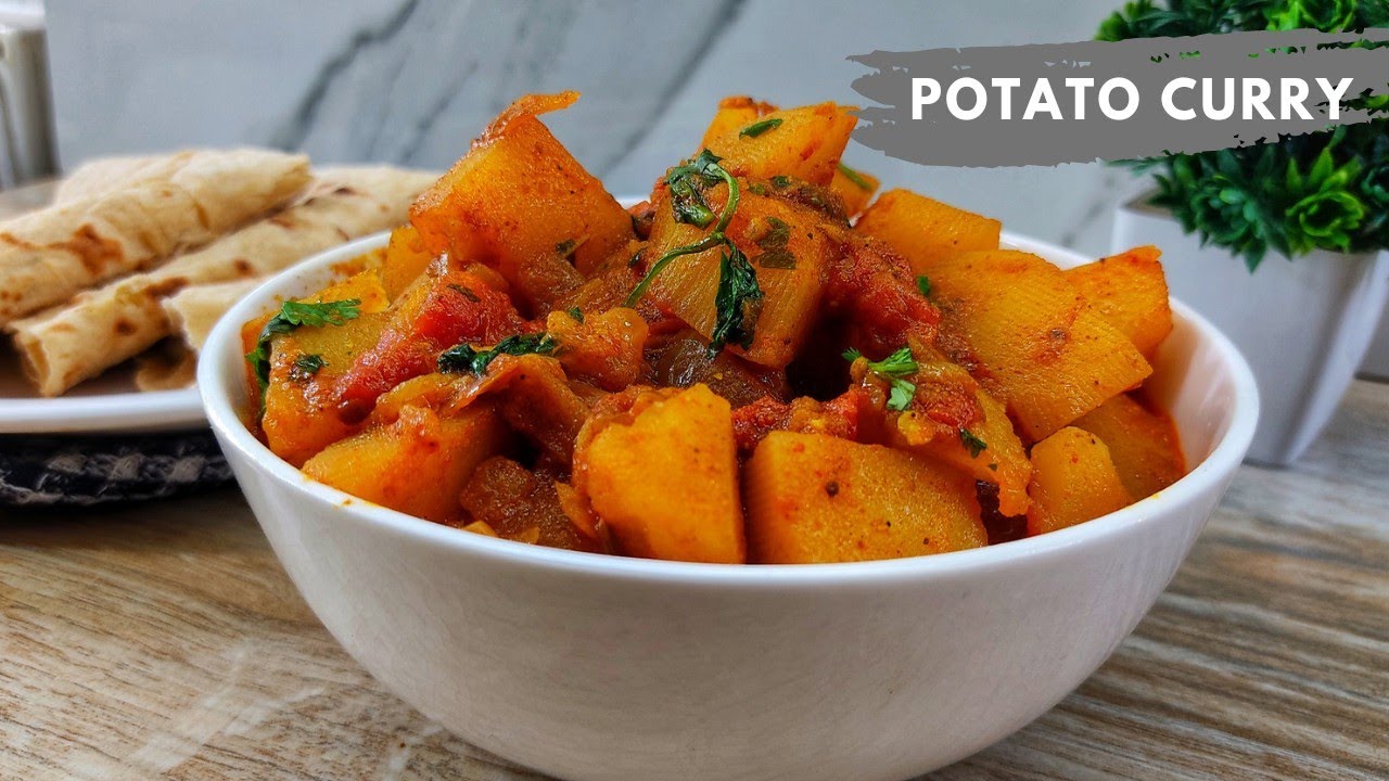 Simple Potato Curry For Chapathi and Rice How to Make Potatto Gravy