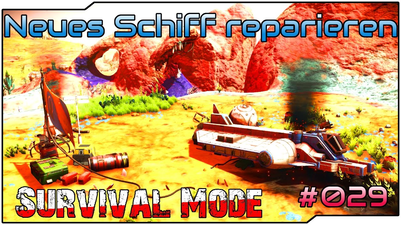 No Man's Sky Schiff Reparieren 🔴#029 | Entdecktes Raumschiff reparieren | No Man's Sky | Survival Mode