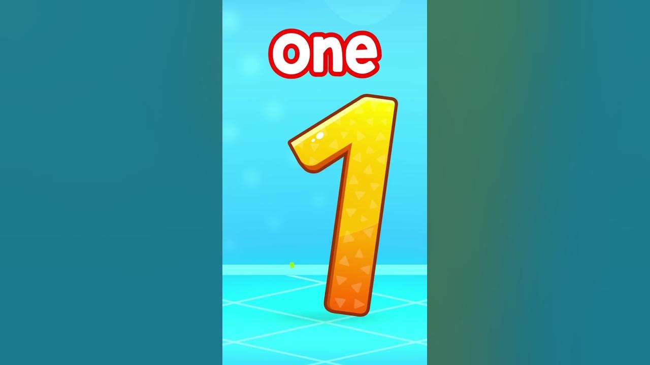 Number 1 🥰 | Dancing One, Tracing, and Counting 1 #shorts