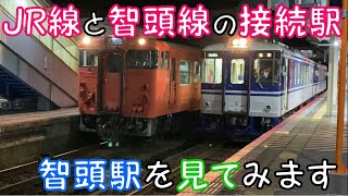 【JR線と智頭線の接続駅】智頭駅を見てみます