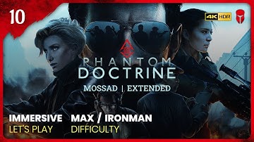 An EPIC fight... // pt.10 // Phantom Doctrine // HARD difficulty // IRONMAN