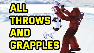 Star Wars Masters Of Teräs Käsi Ps1 All Throw And Grab Moves