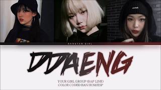 [YOUR GIRL GROUP] Ddaeng By: BTS (Rap line) [3 Members ver.] || Saesong cover ✿ Resimi