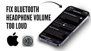 How to Fix Bluetooth Headphones Volume too Loud on iPhone