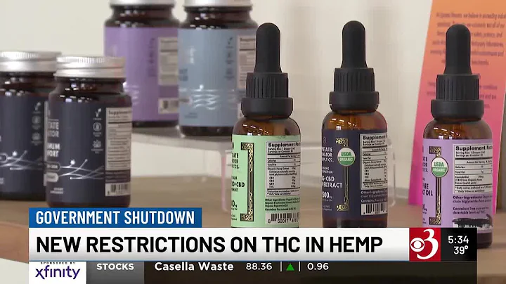 Bill ending shutdown contains provisions to end 'THC loophole' in hemp law